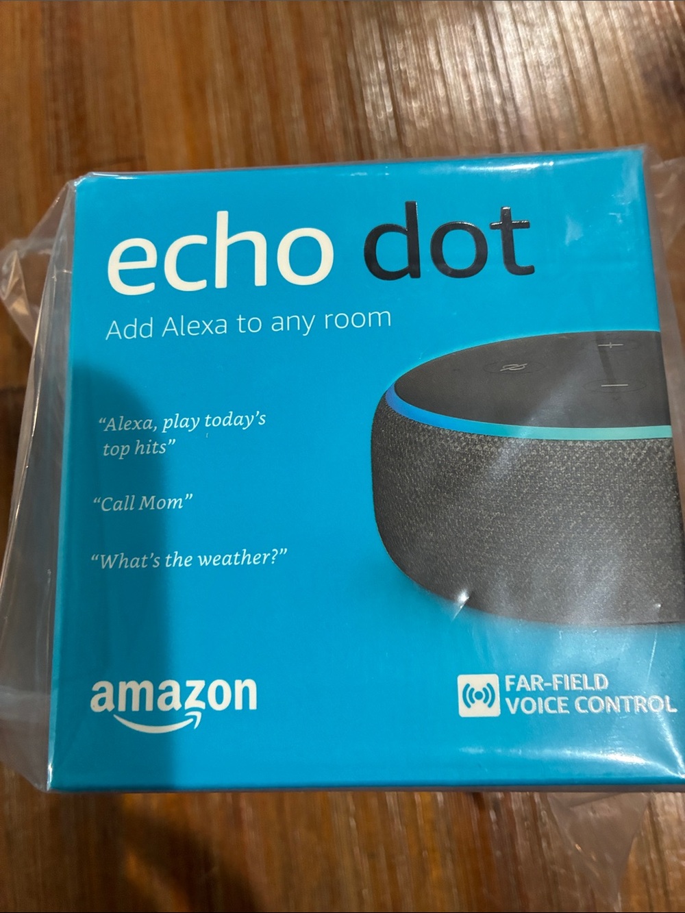 Amazon Echo Dot - Blue and Black